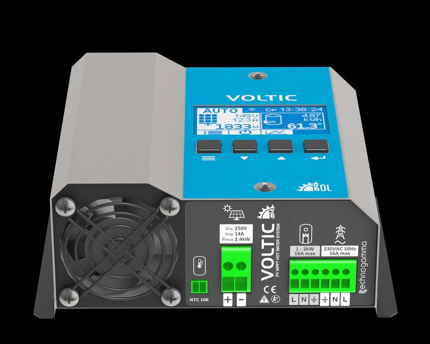VOLTIC - Controller pt boiler electric, panouri solare fotovoltaice, apa calda, acm