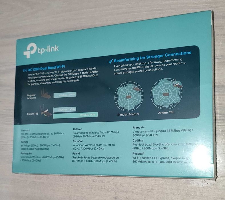 Продам новую сетевую карту Wi-Fi TP-Link Archer T4E AC1200
