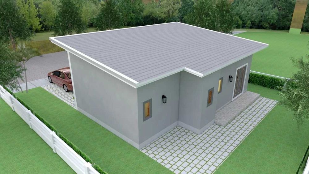 НА ИЗПЛАЩАНЕ - Евтина сглобяема къща с 2 спални, 80 кв. м