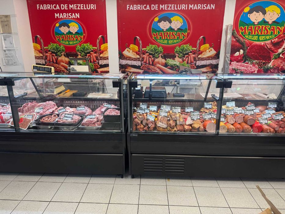 Vitrină carne 200 cm 800L R290 răcire ventilată