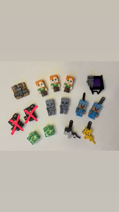 Фигурки от серията Kinder JOY Minecraft