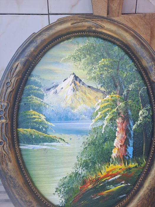 Tablou pictat vechi