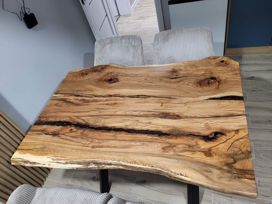 Плот за маса от дъб рустик