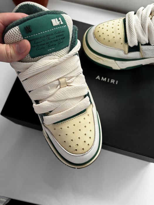 AMIRI MA-1 White/Green