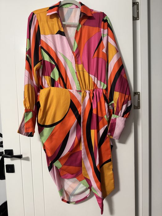 Rochie deosebită vin stil Emilio Pucci M/L-L