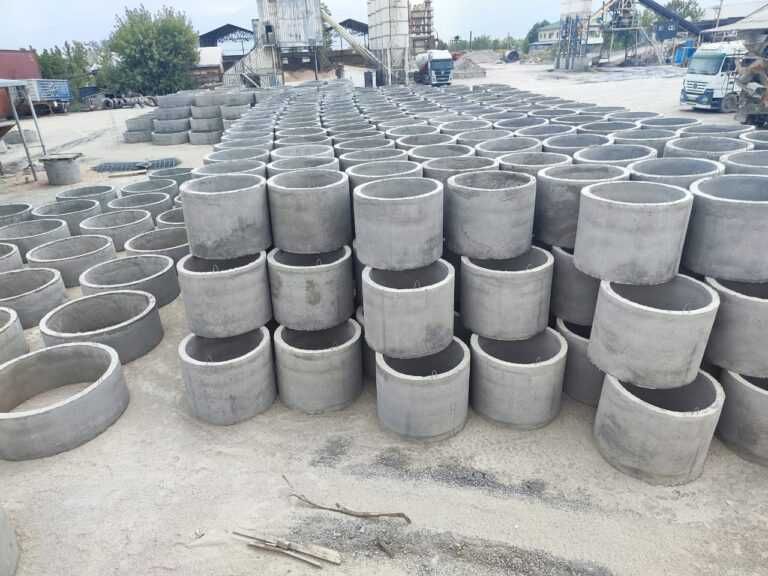 Калодец Бетонное Кольцо Чугунный Люк Установка