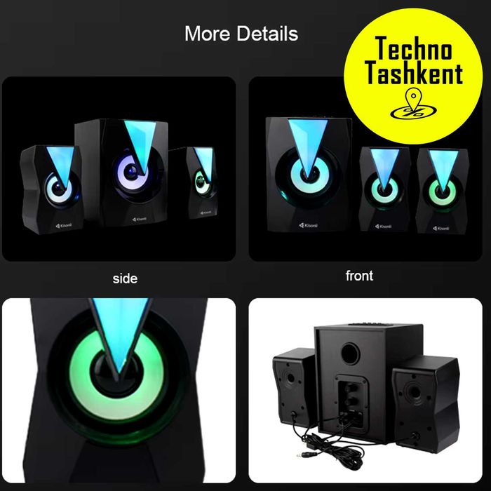 Компьютерные Bluetooth колонки Kisonli TM-4000U (Dostavka Bor)