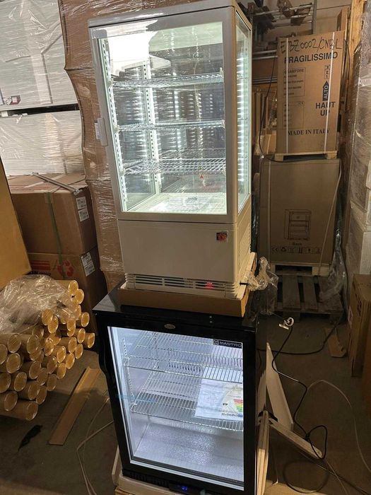 Vitrina frigorifica de banc / O usa - 43 cm / 4 laturi sticla