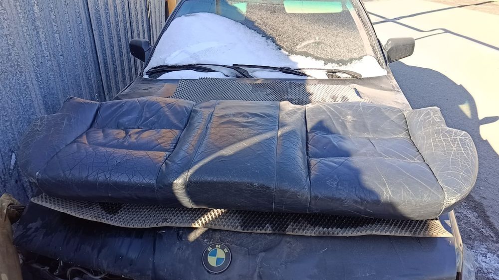 Кожанные седения с подогревом е34