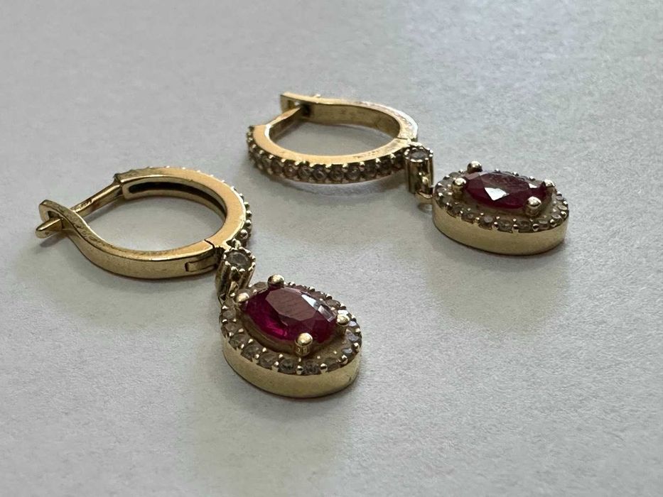 Златни дамски обеци 14K – 3,74гр