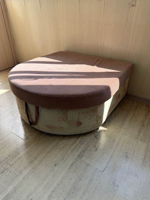 Пуфик приставка с ящиком