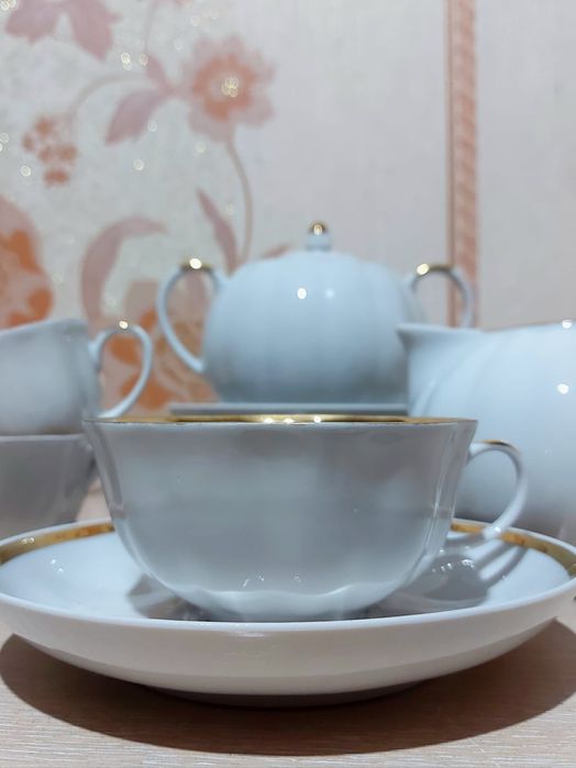 чайный сервиз фарфоровый