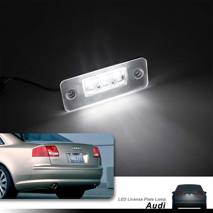 LED плафони регистрационен номер за Audi A8 D3