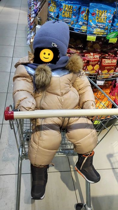 Зимний детксий комбинезон