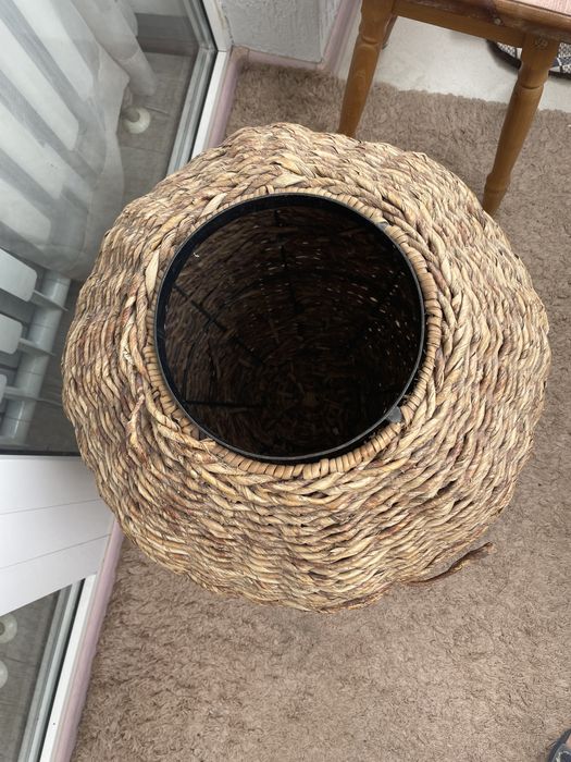 Плетенная корзина для декора