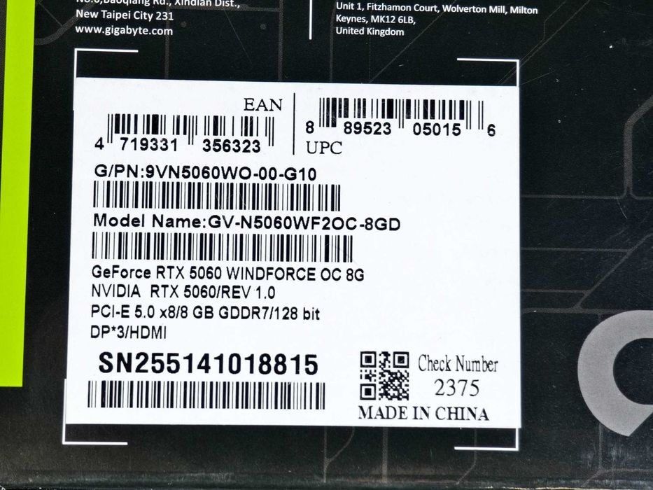 RTX 5070 12gb RTX 5060 8gb