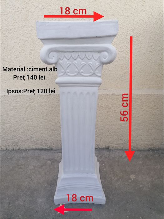 COLOANE decorative, romane, grecești, în stil baroc