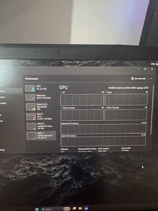 Laptop de gaming msi gf63 12vf rtx 4060 i5-12450h