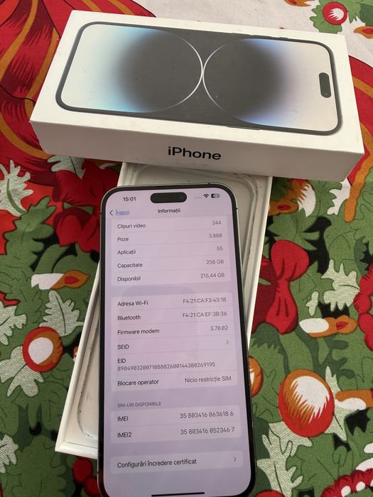 Iphone 14 pro max 256g