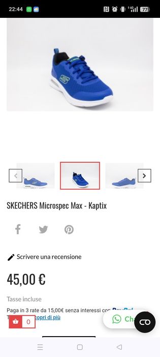 Skechers nr 39, albastru royale, verde lime