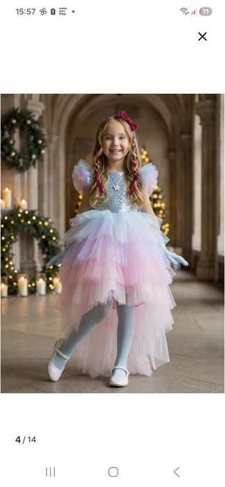 Праздничное платье для девочки от Lelukids