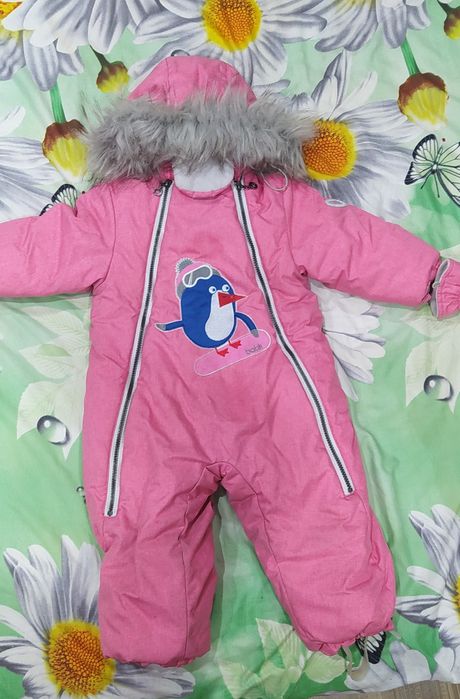 Комбинезон зимний для девочки размер 86 Batik