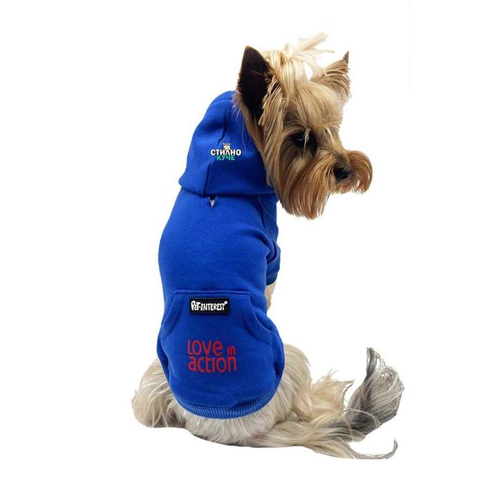 Памучен суитшърт за куче Дреха за домашен любимец Кучешка дреха
