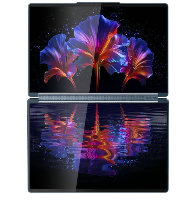 Laptop Lenovo Yoga Book 9 13IMU9, Intel Core Ultra 7 155U, 2x13.3” 2.8K OLED Touch, 32GB LPDDR5x, SSD 1TB, Windows 11 Pro