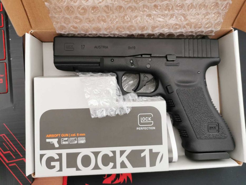 Airsoft GLOCK 17/19 CO2 МЕТАЛНА РАМА Еърсофт пистолет Глок