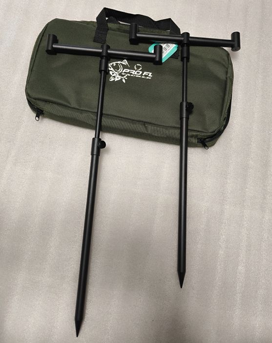 SET 2 BUZZ BARI FEEDER CU 2 posturi si 2 picheti reglabili plus geanta