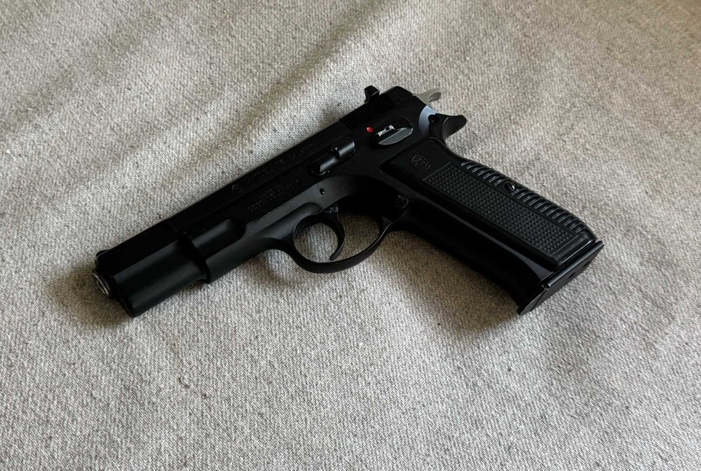 Replică airsoft ASG CZ 75 Pre-B Full Metal GBB, rară
