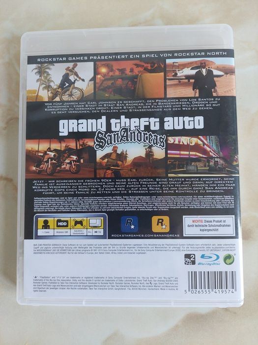 [PS3] Vând GTA San Andreas original, complet, impecabil PlayStation 3