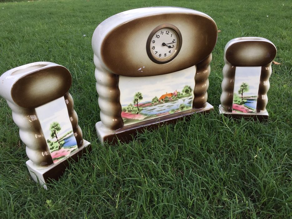 немски порцеланов часовник