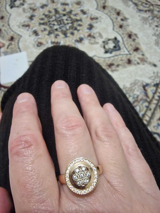 Кольцо золото 585