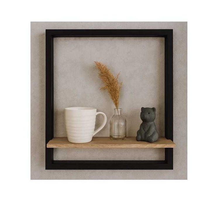 Рафт за стена, Поставка за декорации, 40*10*40см