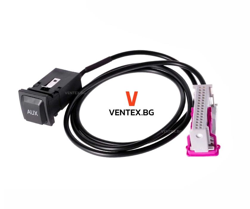 AUX аудио кабел за AUDI RNS-E Navi 32Pin аукс ауди навигация рнсе