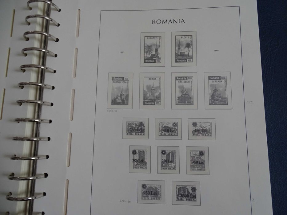Romania 1991-1997 - Album pentru timbre gol (Lot 73)