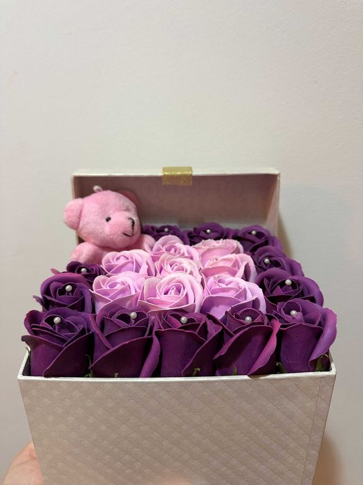 Aranjamente florale cu trandafiri de sapun