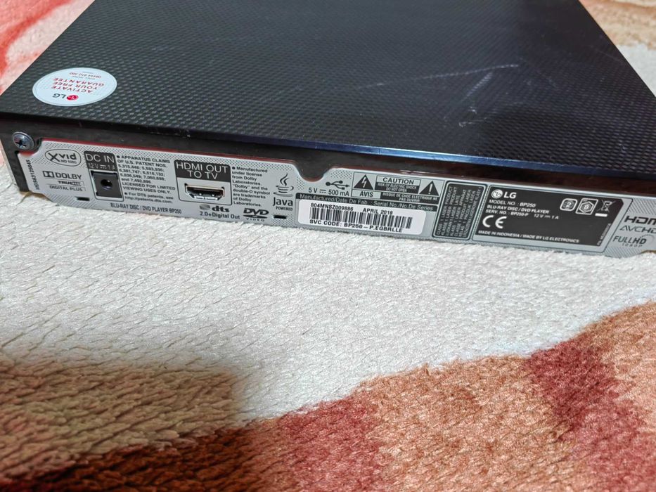Player DvD Blu-Ray LG