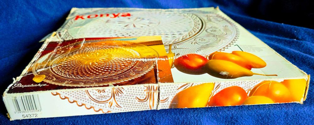 Кристално кръгло плато Pasabahce Konya