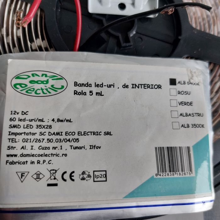Bandă leduri 12v cu transf