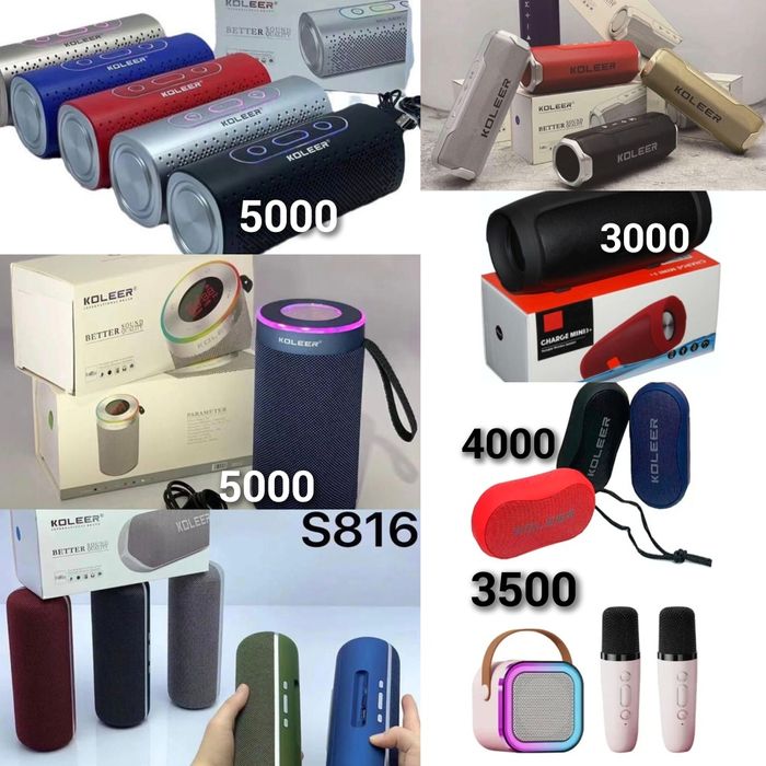 -Колонка Bluetooth KOLEER. Колонка. Портативная кколонка. .

Характери