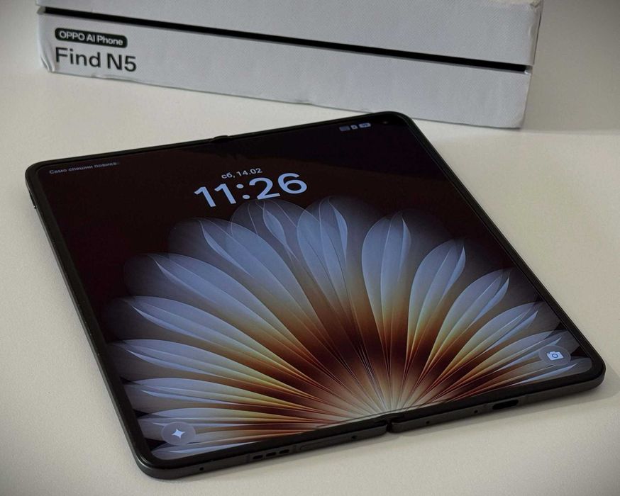 Бартер! НОВ! Гаранция! OPPO Find N5 512/16GB Cosmic Black (Черен)