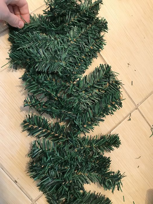 Ghirlanda craciun artificiala pentru exterior