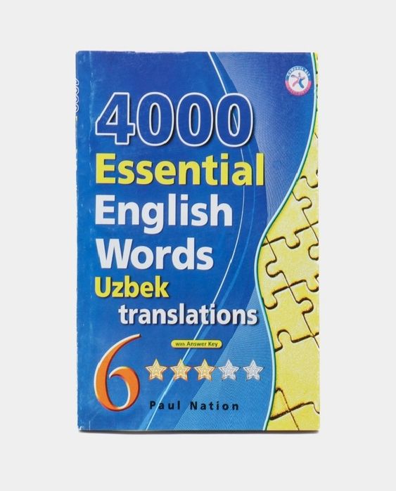 Книга, 4000 essential english words 1, 2, 3, 4, 5, 6 Uzbek translation