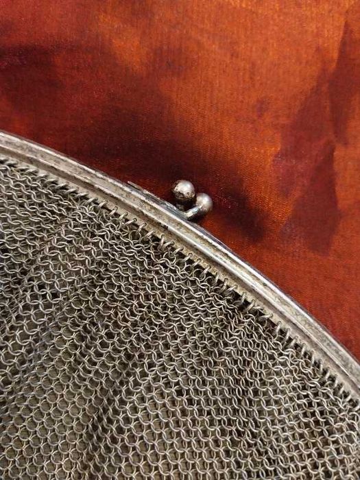 Старинна сребърна дамска чанта