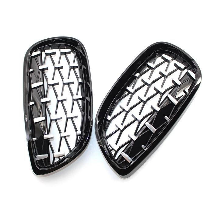 Grile Diamond Bmw E92 E93 2008-2010 Negru lucios  Gri M