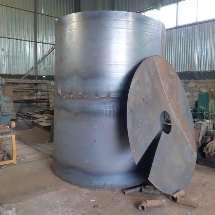 Вальцовка листов , изготовление емкостей