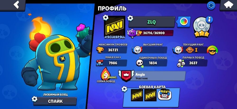 Аккаунт Браво Старс