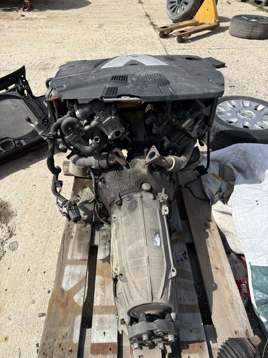 Двигател Mercedes OM 642 320cdi 224кс оборудван заедно с кутията